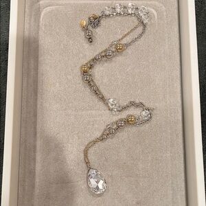 Tarina Tarantino Tokyo Hardcore crystal drop long necklace